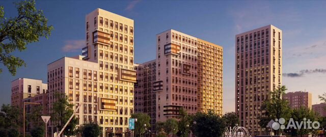 1-к квартира, 43.6 м², 6/24 эт. 1-к квартира, 43.6 м², 6/24 эт.