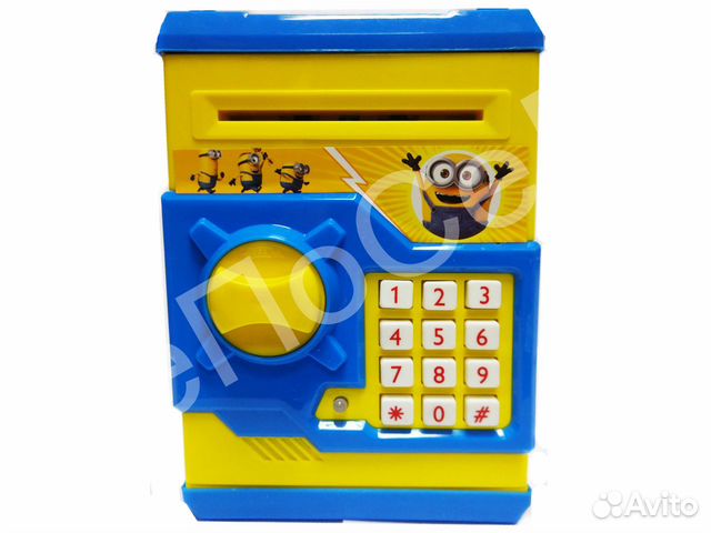 Детская копилка Миньоны Электронный сейф Minions Детская копилка Миньоны Электронный сейф Minions