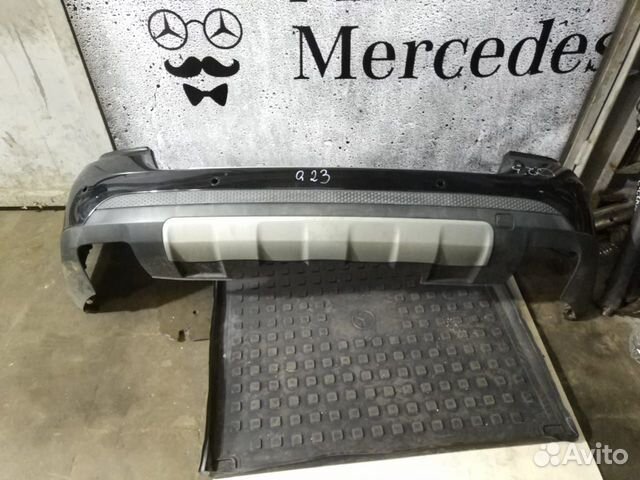 Бампер задний дорестайлинг Mercedes W164