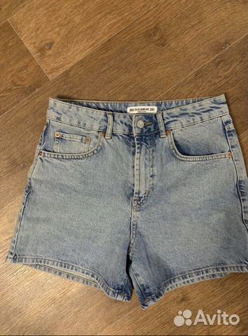 Шорты джинсовые pull and bear