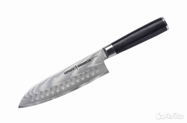 Нож сантоку samura damascus SD-0094/Y Нож сантоку samura damascus SD-0094/Y