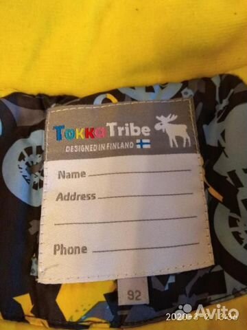 Комбинезон Демисезонный Tokka Tribe разм 92 Комбинезон Демисезонный Tokka Tribe разм 92