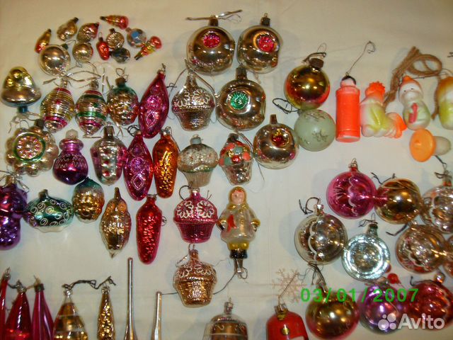 Елочные игрушки СССР