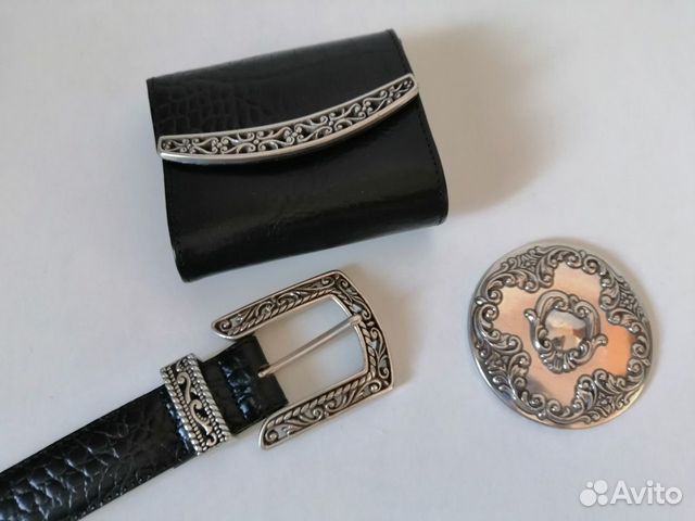 Комплект ремень кошелёк и зеркало