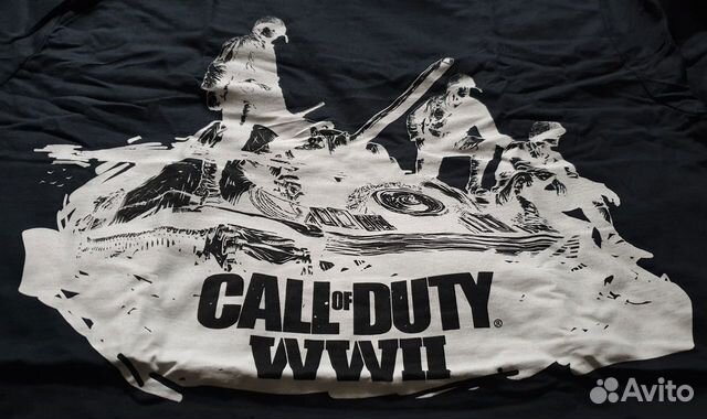 Футболка Call off Duty ww - XL черная новая произв Футболка Call off Duty ww - XL черная новая произв