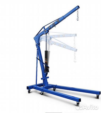 Кран гаражный складной, г/п 2 тонны