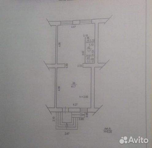 Торговое помещение, 60.4 м² Коммунистическая 40А