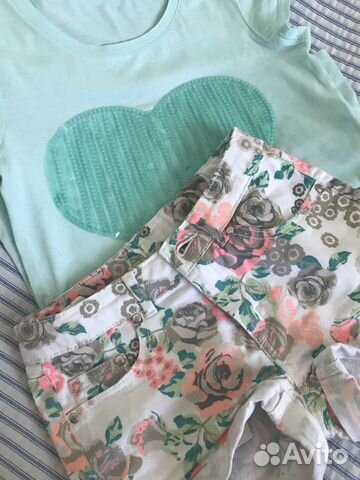 Шорты + футболка H&M состояние новых