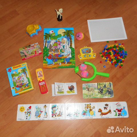 Развивающие игрушки пакетом