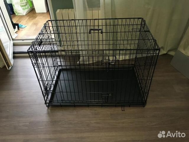 Клетка с поддоном для собак