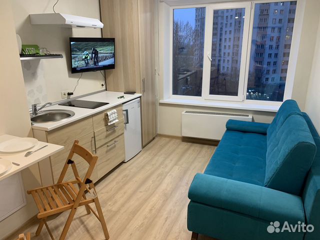 

Квартира-студия, 14 м², 1 кровать
