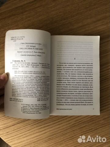 Сэлинджер. Над пропастью во ржи