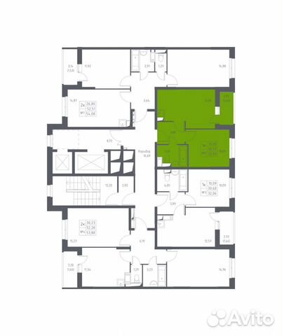 1-к квартира, 32 м², 2/12 эт. 1-к квартира, 32 м², 2/12 эт.