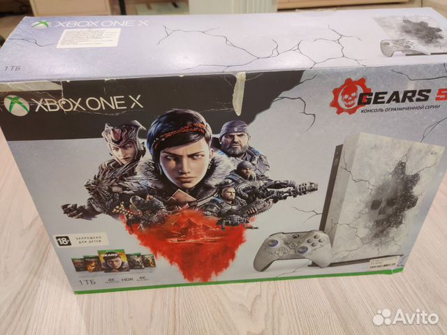 Xbox one x gears of war 1 тб