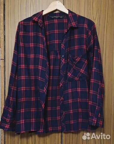 Клетчатая рубашка zara Клетчатая рубашка zara