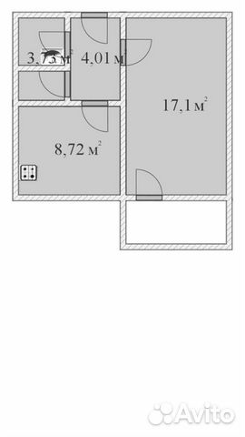 1-к квартира, 35 м², 8/10 эт. 1-к квартира, 35 м², 8/10 эт.