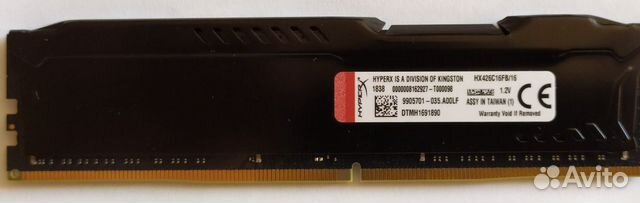 DDR4 Kingston HyperX Fury 16Gb 2666Mhz DDR4 Kingston HyperX Fury 16Gb 2666Mhz