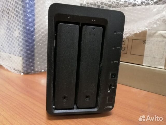Сетевое хранилище NAS Synology DS214+, 2 диска Сетевое хранилище NAS Synology DS214+, 2 диска
