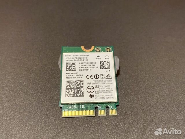 Адаптер WiFi/BT Intel 8260NGW
