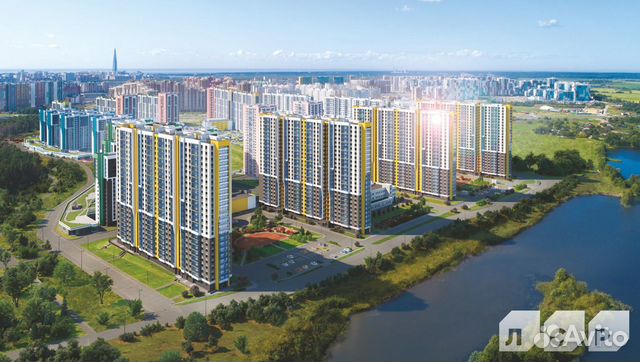 2-к квартира, 53.4 м², 19/25 эт.