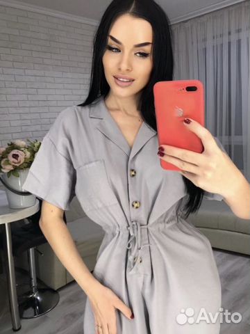 Комбинезон женский лёгкий удобный летний
