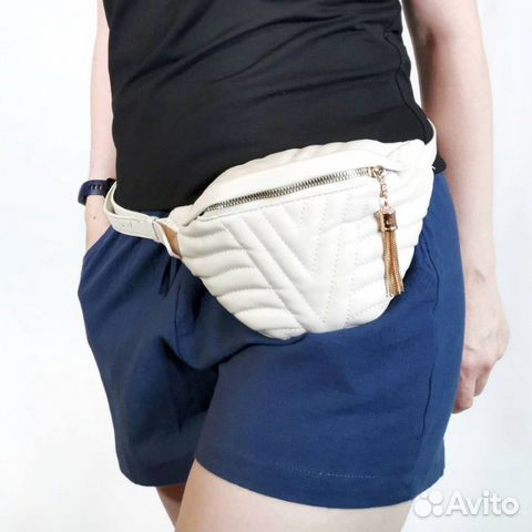 Сумочка на пояс, новая, кожзам