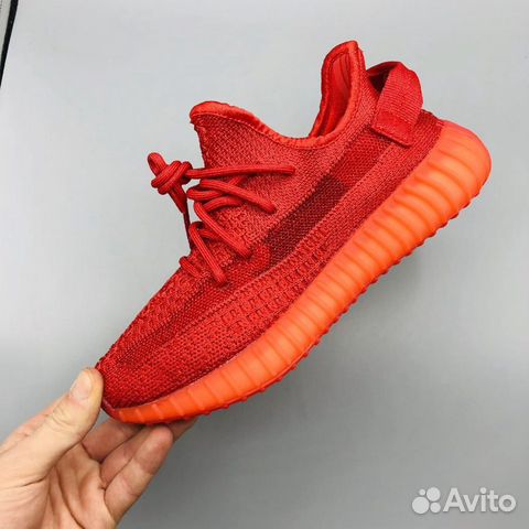 Кроссовки Adidas Yeezy Boost 350 V2 Red Красные Кроссовки Adidas Yeezy Boost 350 V2 Red Красные