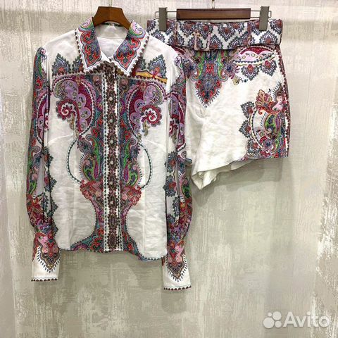 Костюм Zimmermann has рубашка шорты