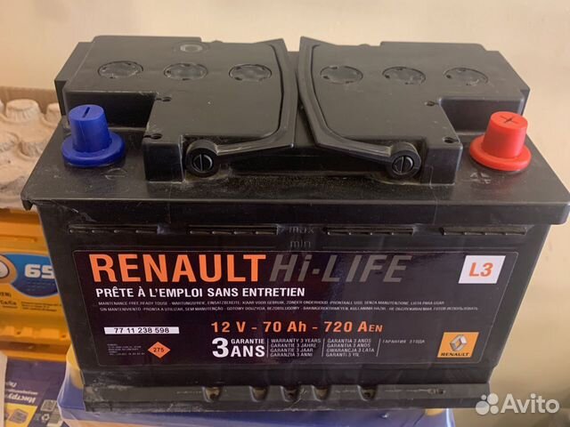 Аккумулятор 70ач Рено
