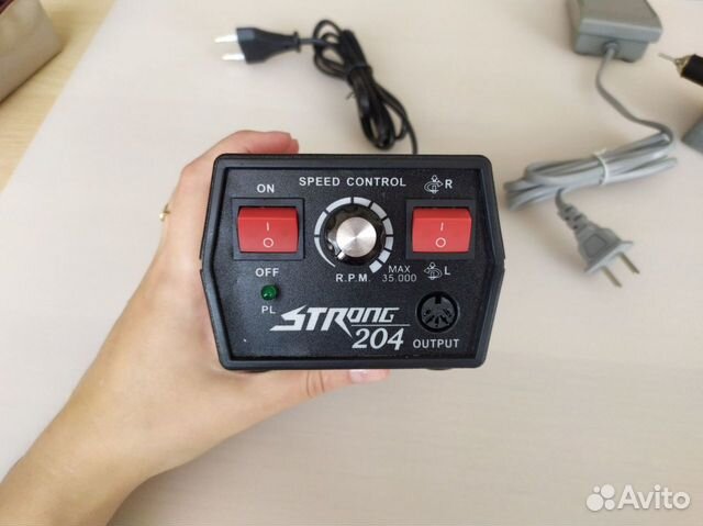Аппарат для маникюра и педикюра Strong 204 + 102L