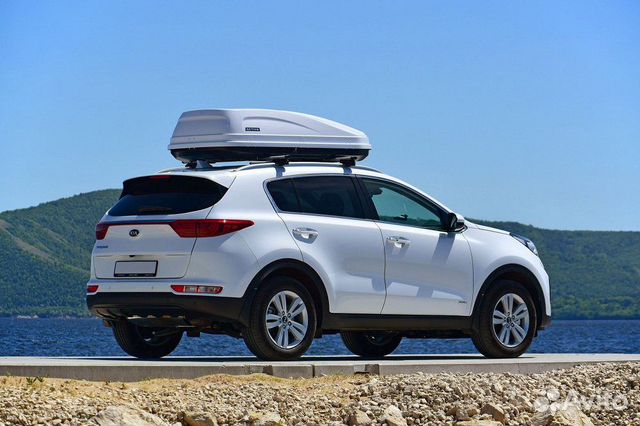 Бокс на крышу Active Base. Автобокс 450л серый Бокс на крышу Active Base. Автобокс 450л серый