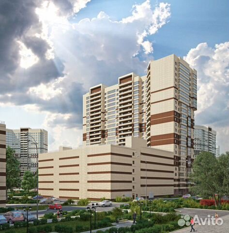1-к квартира, 46.3 м², 24/24 эт.