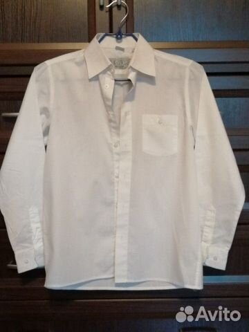 Рубашка белая на мальчика