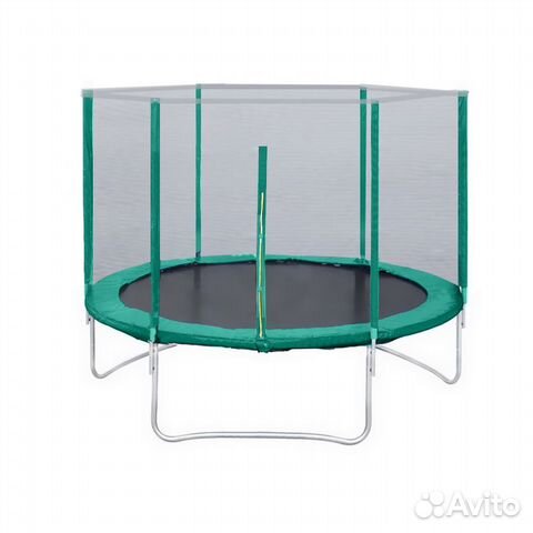 Батут Trampoline - 10 ф (305 см.) с внешней сеткой
