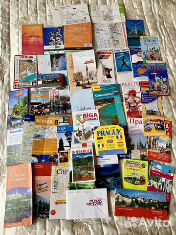 Туристические карты городов мира и России