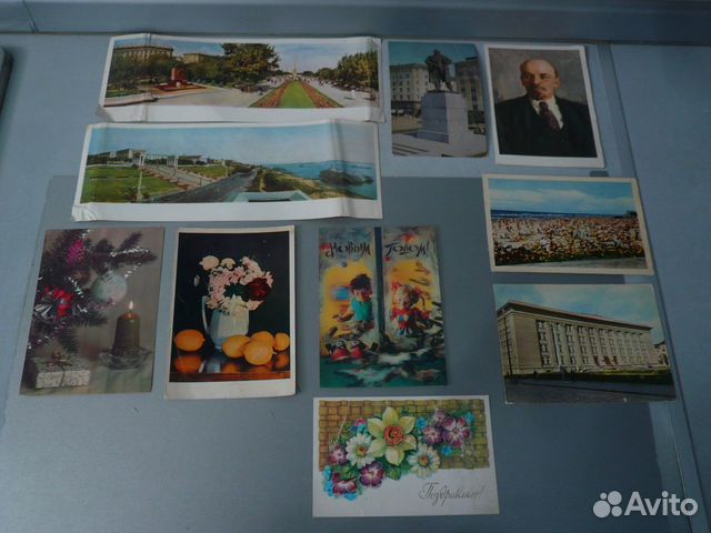 СССР. Календарики, открытки (чистые)