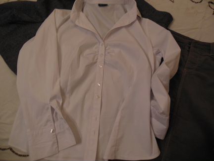 Белая блузка Gerry Veber