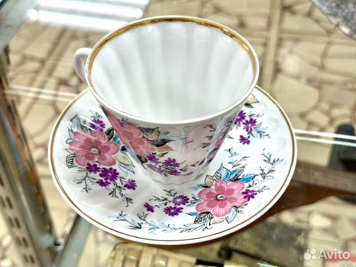 Чайная пара лфз костяной фарфор