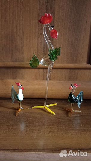 Петушки стеклянные