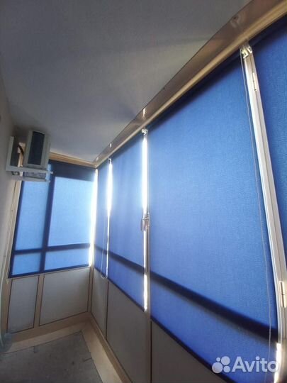 Рулонные шторы на балкон