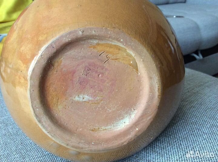 Кувшин глина обливная СССР винтаж