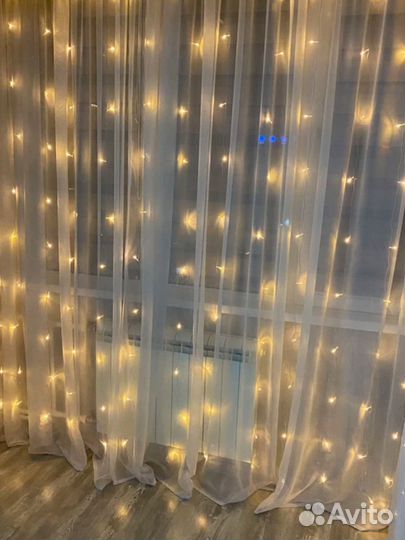 Гирлянда штора 3х2