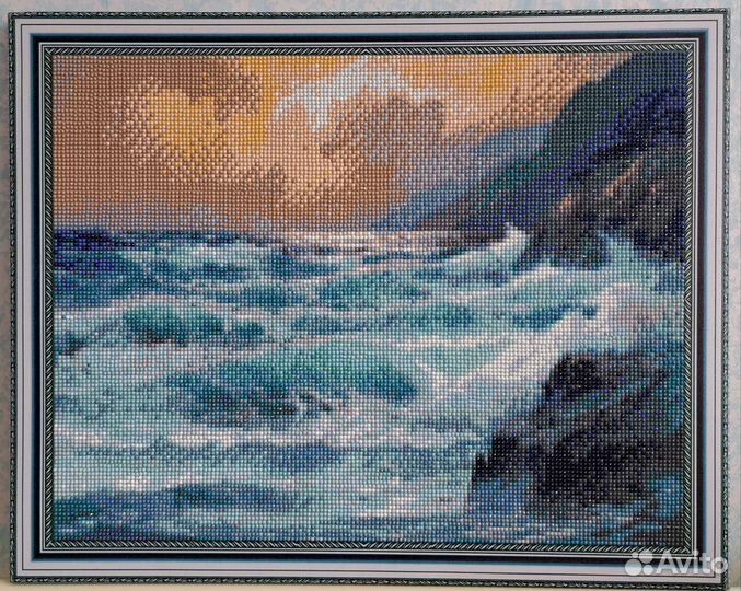 Картина стразами Алмазная мозаика собранная