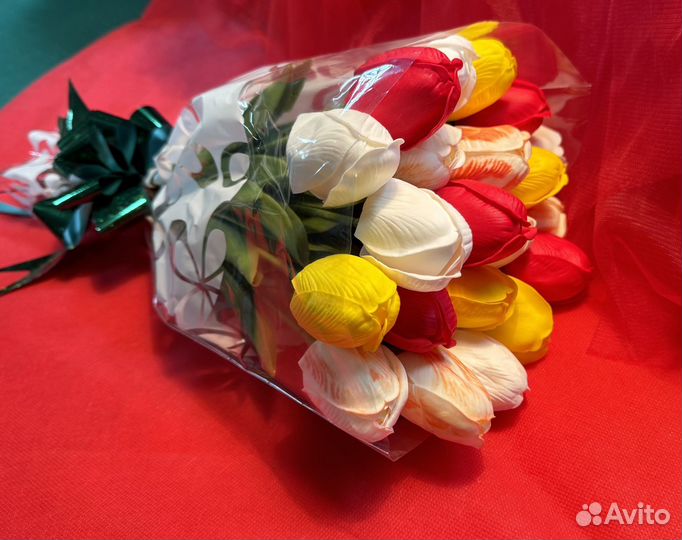 Мыльные цветы для мамы, на день мамы