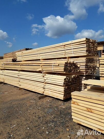 Пиломатериалы. Доска сухая 50 125 3000
