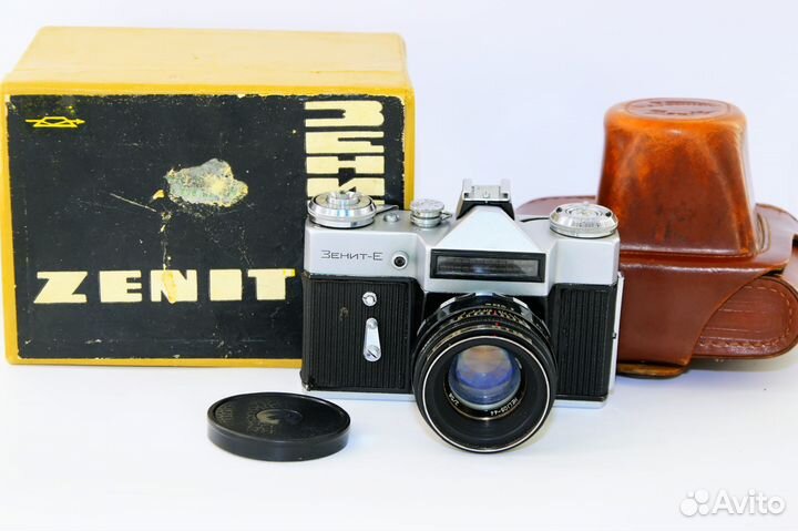 Зенит Е Зеркальный фотоаппарат СССР ранний М39