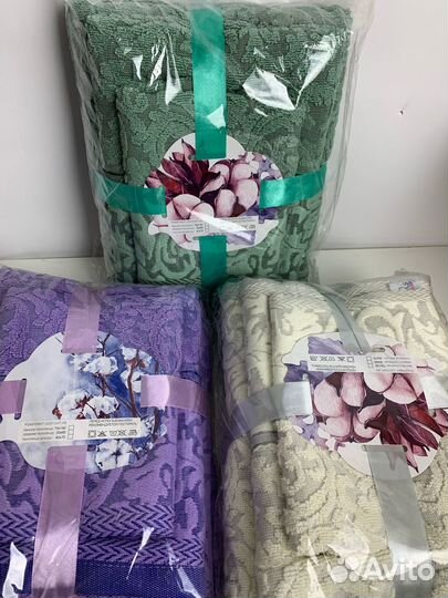 Набор махровых полотенец Новые