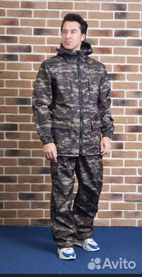 Костюм Орион дюспо-флис -5 зелёный тигр Taygerr