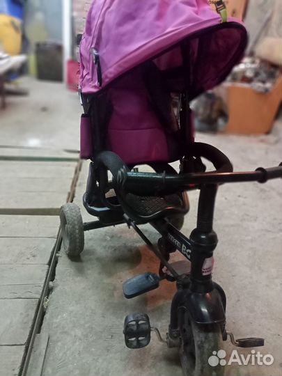 Детский велосипед с родительской ручкой