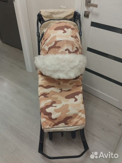 Детские санки коляска